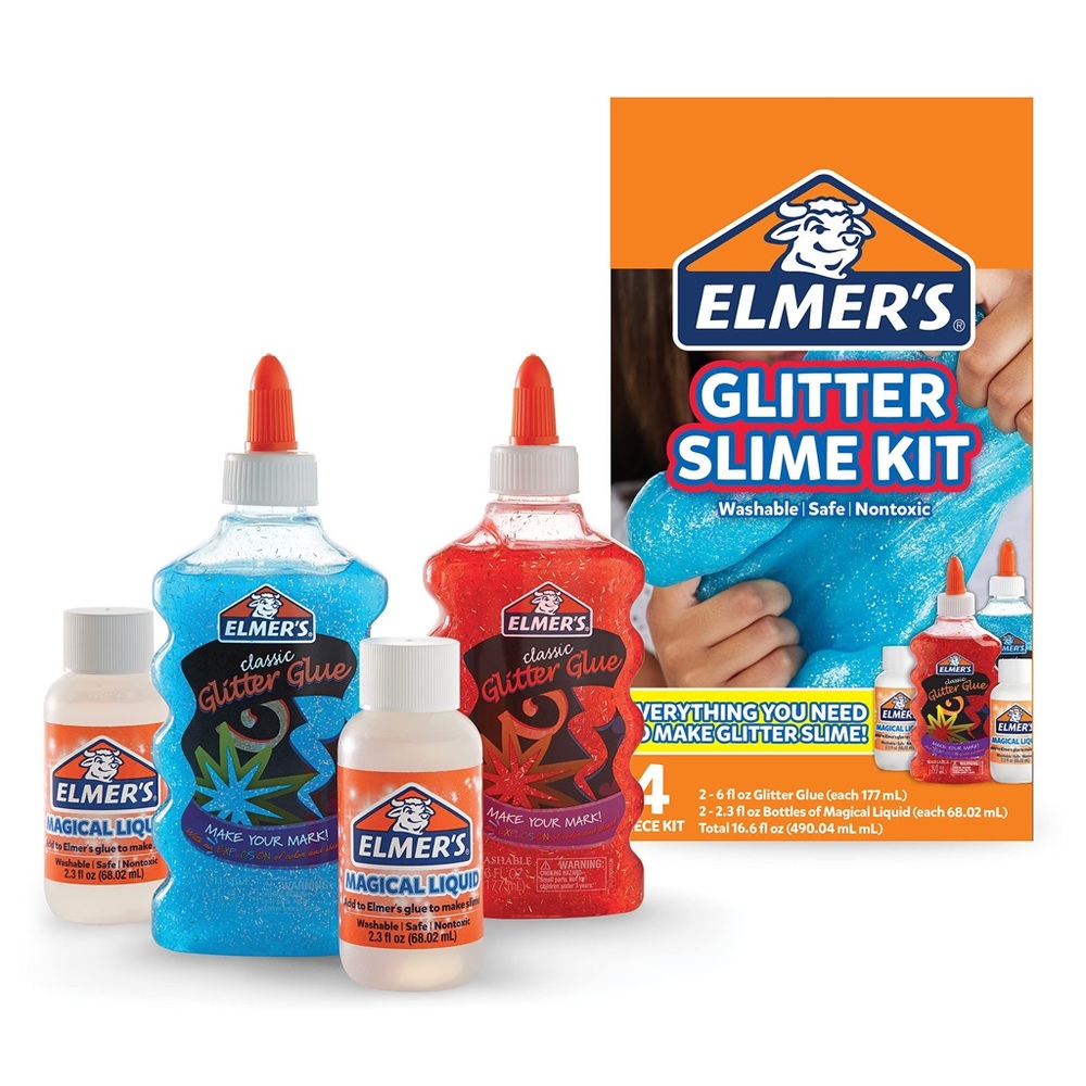 Elmer's Glitter Slime Kit with Glue Slime Activator